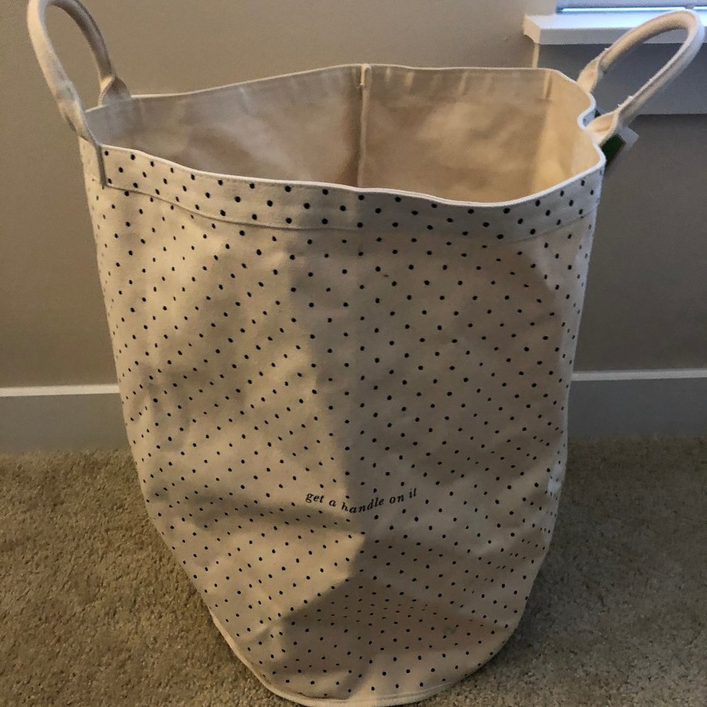 Kate Spade Giant Collapsible Laundry Bag/Basket
